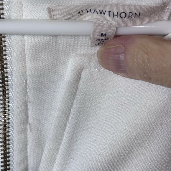 41 Hawthorn Sloane Colorblock Ponte Sheath Gray,White and Pink Dress Size M - Picture 4 of 10